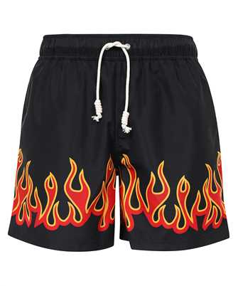 Palm Angels PMFA011F22FAB001 BURNINGFLAMES PRINT Swim shorts