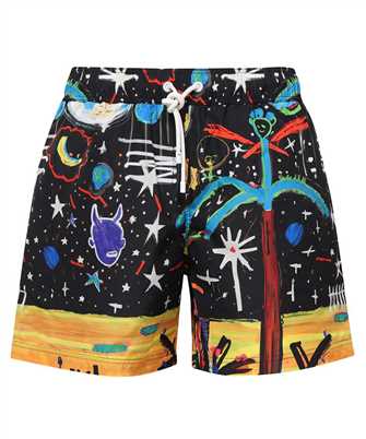Palm Angels PMFD002E23FAB001 PALMITY ALLOVER Badeanzug