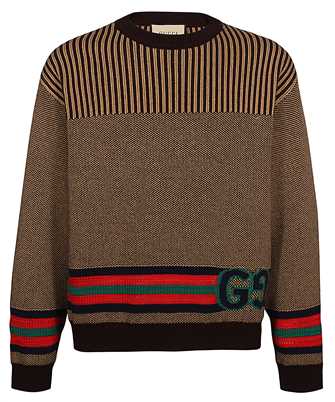 Gucci 740349 XKC4D COTTON WOOL WITH GG Maglia