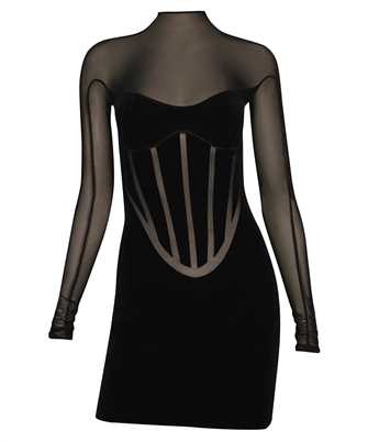 Mugler x Wolford 52999 FLOCK SHAPING Dress