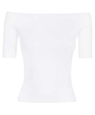 Alexander McQueen 669510 Q1AV4 OFF-THE-SHOULDER KNIT Canottiera