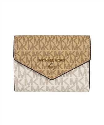 Michael Kors 34S1GT9E6B JET SET MEDIUM TWO-TONE LOGO TRIFOLD Portafoglio