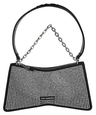 Karl Lagerfeld 235W3019 K/SEVEN ELEMENT RHINESTONE SHOULDER Tasche