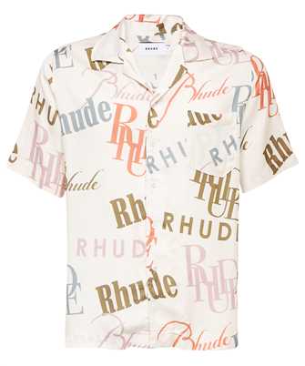 Rhude RHPS23SR05092197 MASH-UP LOGO Shirt