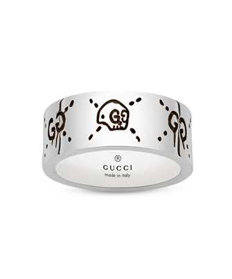 Gucci Jewelry Silver JWL YBC455318001025 GHOST 2.5 INCHES Ring
