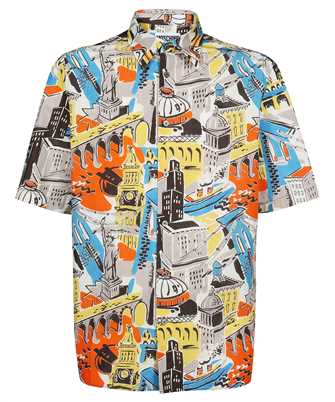 Moschino A0206 2061 CITY PRINT NYLON Camicia