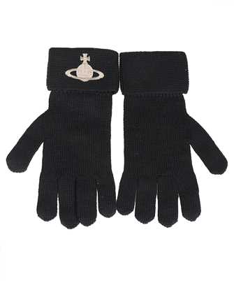Vivienne Westwood 8202002M K002S OL EMBROIDERED ORB Gloves