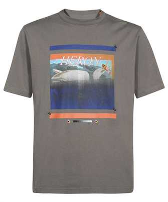 Heron Preston HMAA032S23JER006 MISPRINTED HERON T-shirt