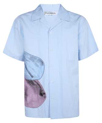 JW Anderson SH0354 PG1698 BALLOON EMBROIDERY SHORT SLEEVE Hemde