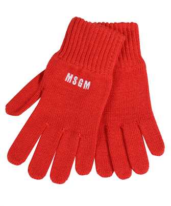 MSGM 3541MDN01 237761 LOGO-EMBROIDERED KNITTED Gloves