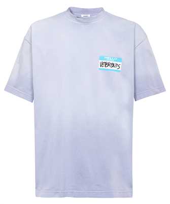 Vetements UE63TR640L MY NAME IS VETEMENTS FADED T-shirt