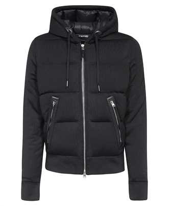 Tom Ford KDY003 YMV017F23 NYLON DOWN WOOL CASHMERE Hoodie