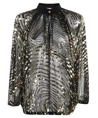 Emilio Pucci 5URM22 5U941 PAILLETTES SU TULLE Hemd