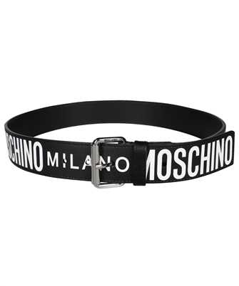 Moschino A8022 8010 CALFSKIN WITH LOGO Grtel