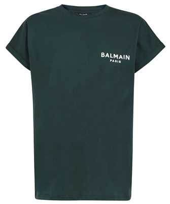 Balmain BF1EF010BB01 FLOCKED BALMAIN PARIS T-Shirt
