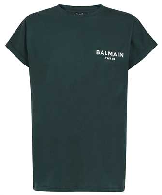 Balmain BF1EF010BB01 FLOCKED BALMAIN PARIS T-shirt