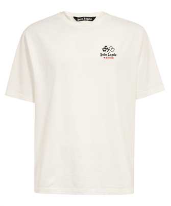 Palm Angels PMAA089S24JER003 BACK RACING SLIM T-shirt