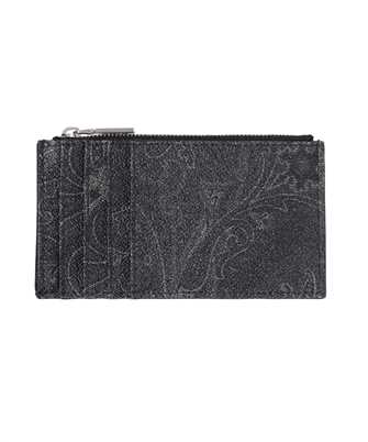 Etro 0I4518207 PAISLEY LEATHER COIN POCKET Portafoglio
