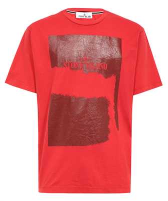 Stone Island 80152RC 90 STRATCHED PAINT TWO COTTON T-Shirt