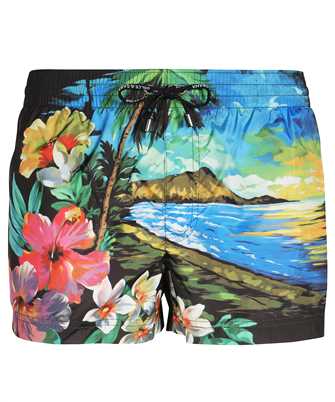 Dolce & Gabbana M4A06T FHMRD HAWAIIAN PRINT Swim shorts