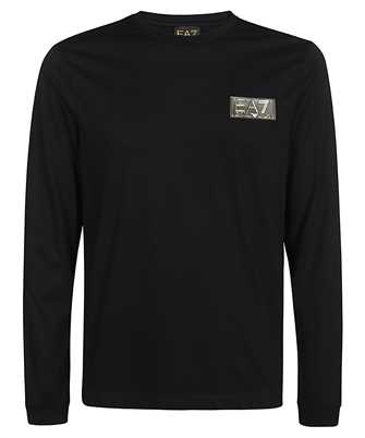 EA7 6RPT20 PJM9Z LOGO-PATCH COTTON T-shirt