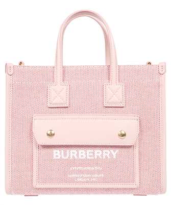 Burberry 8063308 TWO-TONE CANVAS AND LEATHER MINI FREVA TOTE Bag