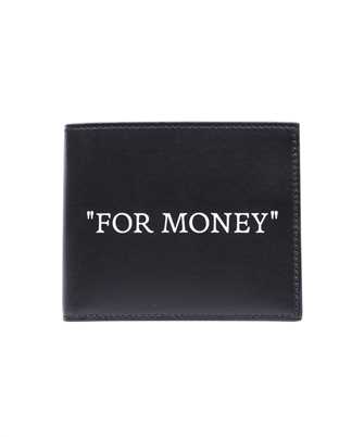 Off-White OMNC074F23LEA001 QUOTE BOOKISH BIFOLD Portafoglio