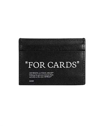 Off-White OMND067C99LEA001 QUOTE Porta carte di credito