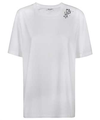 Saint Laurent 645948 Y36CW TROPICAL FLOWER T-shirt