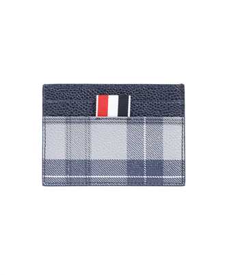 Thom Browne MAW020L L0001 TARTAN PEBBLE GRAIN LEATHER SINGLE Porta carte di credito