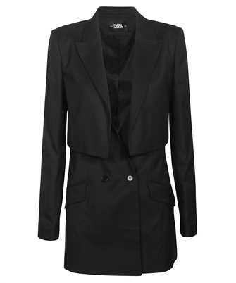 Karl Lagerfeld 225W1402 TRANSFORMER TWIST BLAZER Jacket