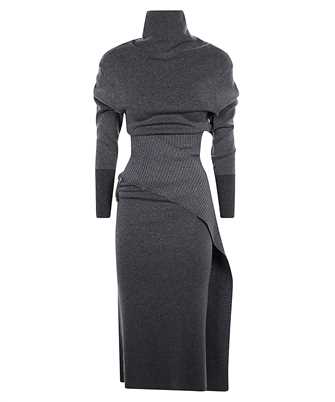 Lanvin RW DR0040 K065 H25 DRAPED MIDI Kleid