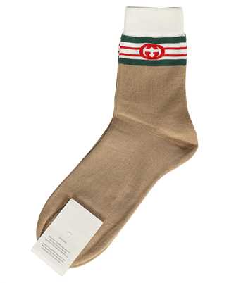 Gucci 676824 4G293 INTERLOCKING G STRIPE COTTON Socken