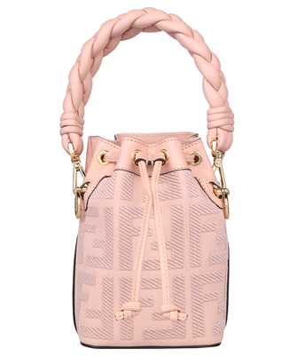 Fendi 8BS010 AKKW MINI MON TRESOR CANVAS Bag