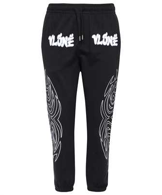 Vlone 95 VRM 1011 X RODMAN BLACK MUY THAI JOGGERS Trousers