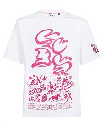 GCDS SS23M130652 CLUB TYPO PRINT LOOSE T-shirt
