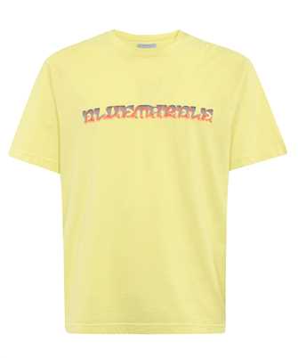 Bluemarble TS35 JE28A24 YEL TRIPPY LEAVES PRINT T-shirt