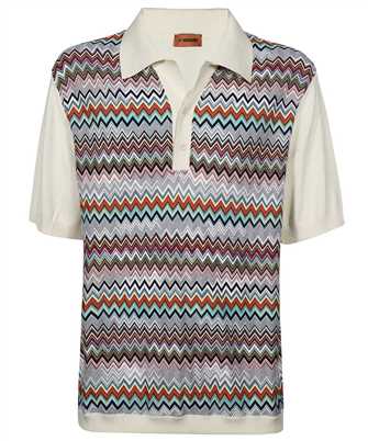 MISSONI US23S207 COTTON AND SILK SHORT-SLEEVED Polo