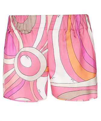 Emilio Pucci 3RRU30 3R761 MARMO-PRINT SILK Bermuda