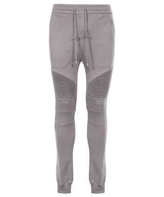 Balmain YH0OB000BB66 RIBBED BALMAIN PRINTED Pantalone