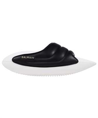 Balmain YM0VL299LPQP B-IT-QUILTED LAMBSKIN Slides