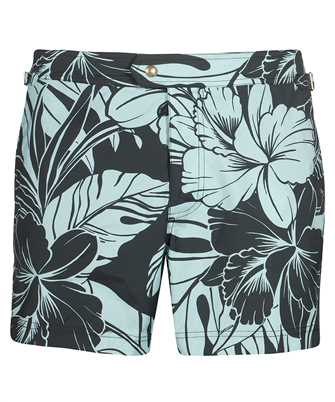 Tom Ford BZ622 TFB450 HIBISCUS PRINT COMPACT POPLIN Badeshorts