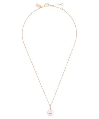 COACH 37440611GLD107 PEARL PENDANT Necklace
