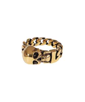 Alexander McQueen 735914 J160T SKULL CHAIN Ring