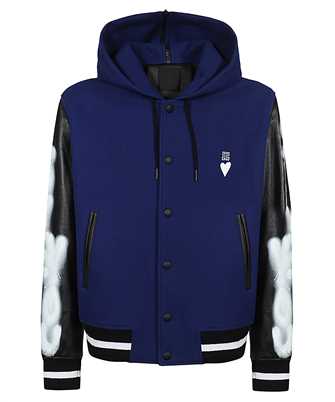 Givenchy BM011T6Y2P VARSITY IN WOOL AND LEATHER WITH GIVENCHY WOLF Jacke