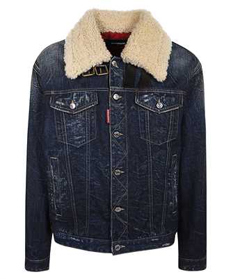 Dsquared2 S74AM1593 D30011 Denim Aviator Jacke