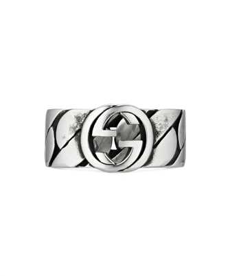 Gucci Jewelry Silver JWL YBC6615150010 INTERLOCKING 8MM Anello