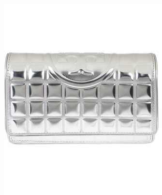 Tory Burch 154945 FLEMING SOFT METALLIC QUILT CHAIN Wallet