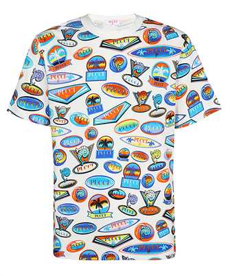 Emilio Pucci 3RTP21 3R888 HEAVY JERSEY STICKERS T-shirt