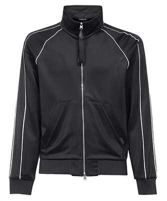 Tom Ford JZL005 JMV001S23 JERSEY ZIP THROUGH WITH PIPING Jacke
